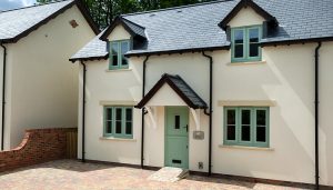 Chartwell green flush sash windows