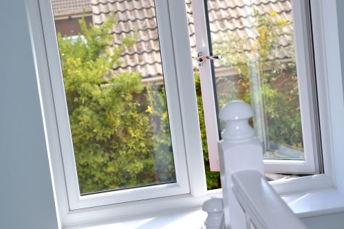 Flush Sash window - internal - white