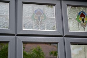 uPVC casement in anthracite grey