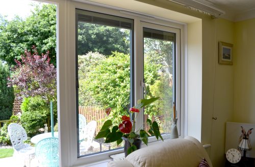 uPVC Casement Window in White - Internal