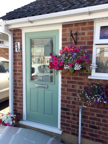 Solidor Composite Entrance Door Chartwell Green