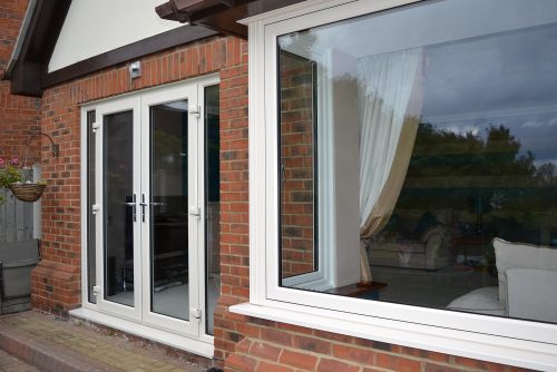 Cream uPVC French Doors