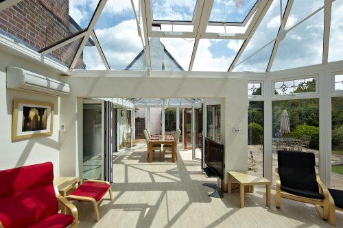 Internal view of large conservatory