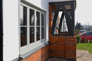 Pearl Grey Flush Sash Windows