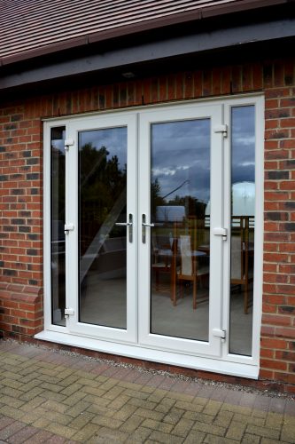 Clotted Cream uPVC French Doors