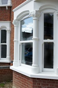 White Vertical Sliders