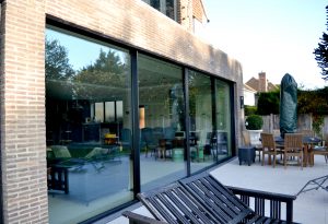 Large Slim Framed Aluminium Sliding Patio Door