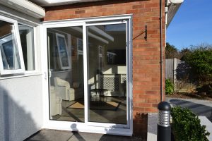 White Sliding Door - Aluminium