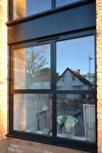 Aluminium Window in Black