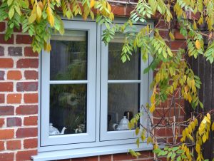 Flush windows in Agate Grey